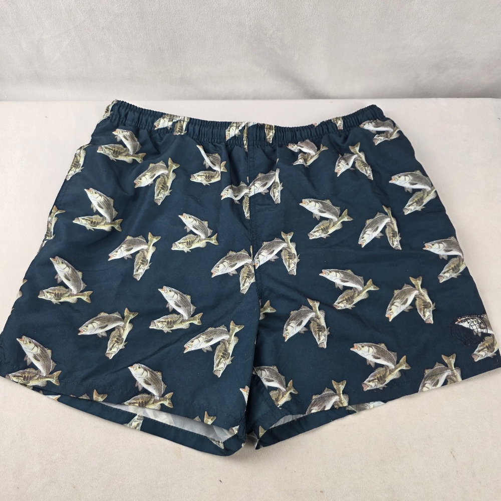 Environmental Artwear Men's Fish Print Shorts - Size‎ Med BS58